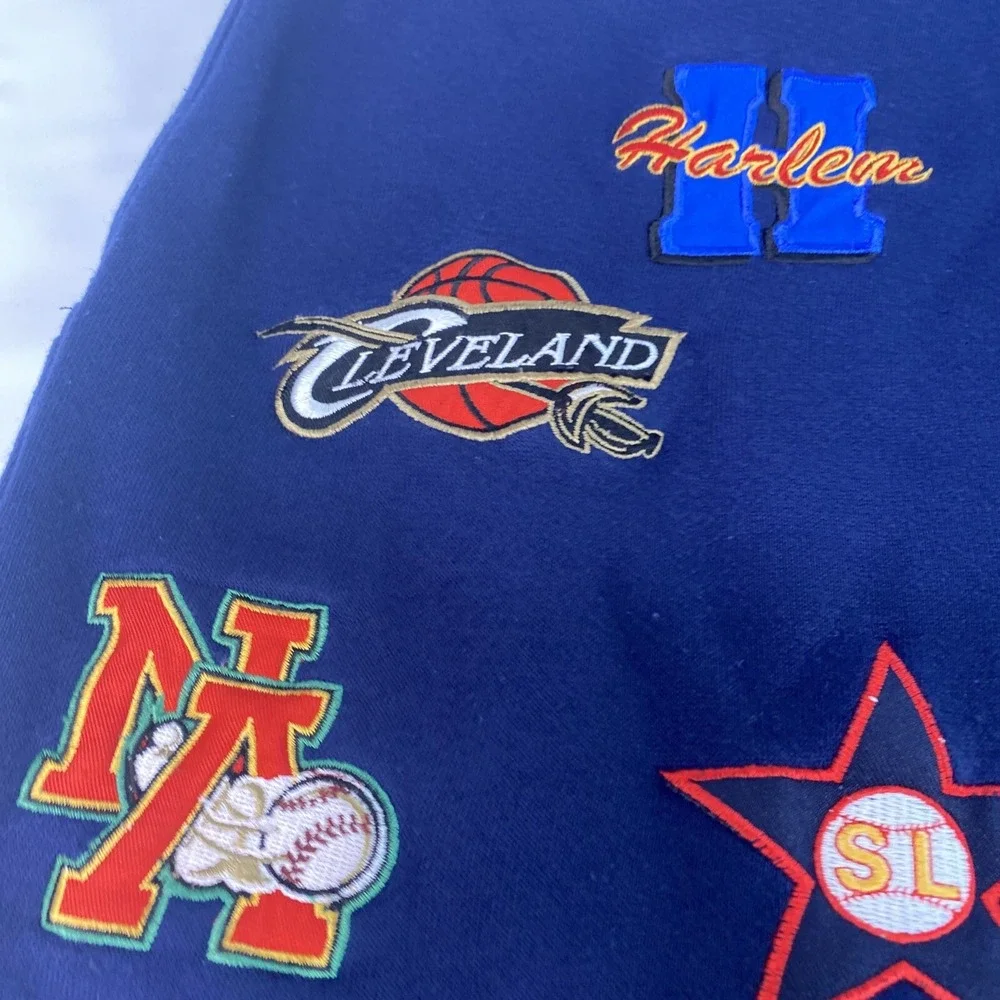 Vintage Harlem Streetleague‎ Shorts Cleveland Philly Embroidered Unlimited 3XL
